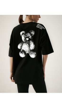 Футболка:ув. МОДЕЛЬ 3 Черный