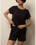 Комплект футболка/шорты:жен. МОДЕЛЬ 2 Оникс