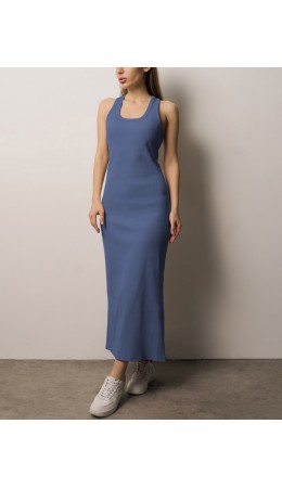 Платье:жен. МОДЕЛЬ 37 Синий камень