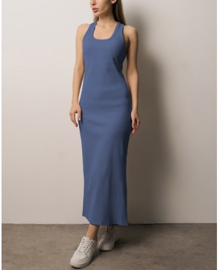 Платье:жен. МОДЕЛЬ 37 Синий камень
