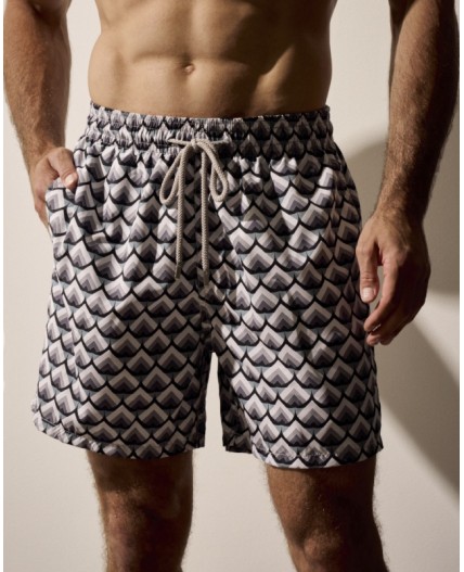 Пляжные шорты:муж. МОДЕЛЬ 1 Сигма серый