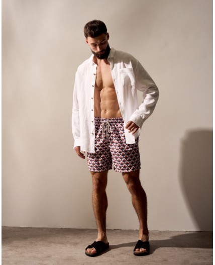 Пляжные шорты:муж. МОДЕЛЬ 1 Сигма коричневый