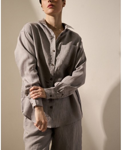 Рубашка:жен. МОДЕЛЬ 1 Серый