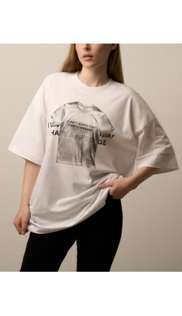 Футболка:ув. МОДЕЛЬ 2 Белый