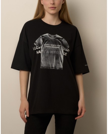 Футболка:ув. МОДЕЛЬ 3 Черный