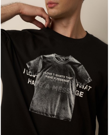 Футболка:ув. МОДЕЛЬ 3 Черный