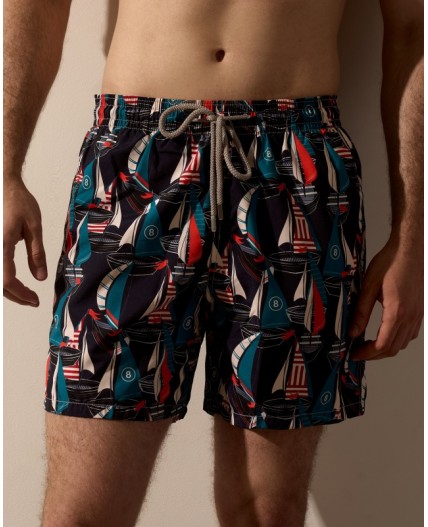 Пляжные шорты:муж. МОДЕЛЬ 1 Регата синий