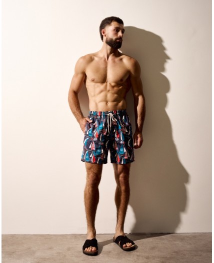 Пляжные шорты:муж. МОДЕЛЬ 1 Регата синий