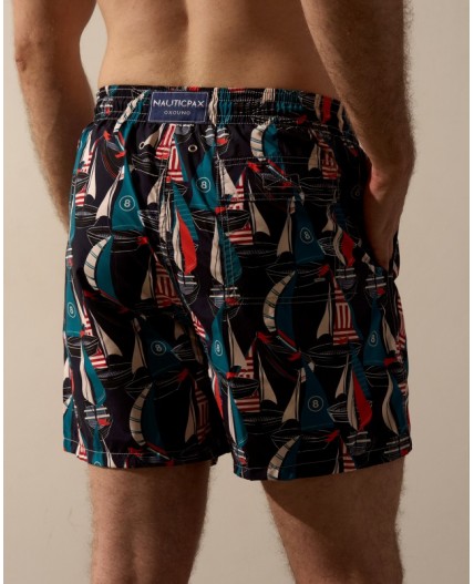 Пляжные шорты:муж. МОДЕЛЬ 1 Регата синий