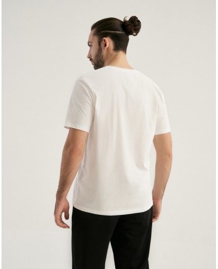 Футболка:муж. МОДЕЛЬ 12 Белый