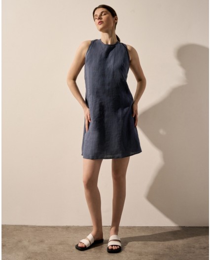 Платье:жен. МОДЕЛЬ 26 Индиго