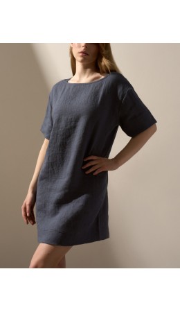 Платье:жен. МОДЕЛЬ 30 Индиго