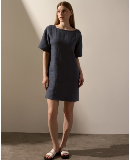 Платье:жен. МОДЕЛЬ 30 Индиго