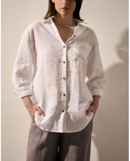 Рубашка:жен. МОДЕЛЬ 1 Белый