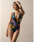 Купальник слитный:жен. МОДЕЛЬ 5 Цветы 1