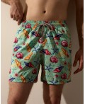 Пляжные шорты:муж. МОДЕЛЬ 1 Ракушки мята