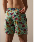 Пляжные шорты:муж. МОДЕЛЬ 1 Ракушки мята