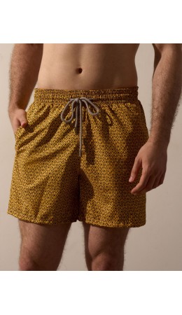 Пляжные шорты:муж. МОДЕЛЬ 1 ОХО желтый