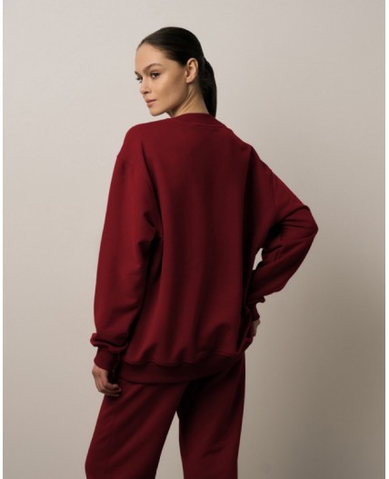 Свитшот:ув. МОДЕЛЬ 1 Гранат