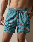 Пляжные шорты:муж. МОДЕЛЬ 1 Круиз бирюза