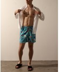 Пляжные шорты:муж. МОДЕЛЬ 1 Круиз бирюза