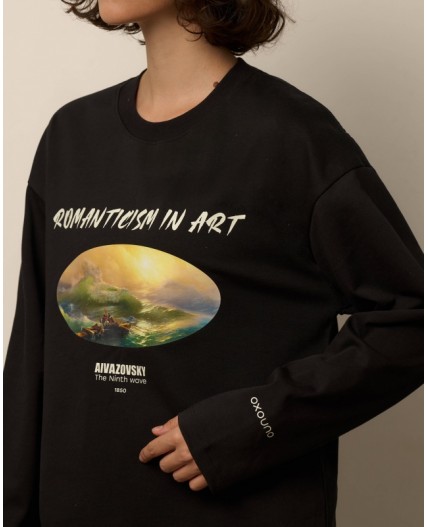 Лонгслив:ув. МОДЕЛЬ 8 Черный