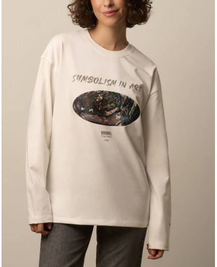 Лонгслив:ув. МОДЕЛЬ 8 Белая звезда