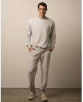 Свитшот:муж. МОДЕЛЬ 17 Серый меланж