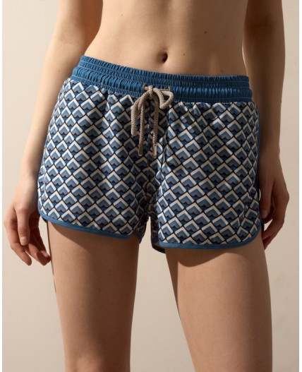 Пляжные шорты:жен. МОДЕЛЬ 1 Сигма синий