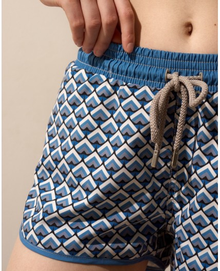 Пляжные шорты:жен. МОДЕЛЬ 1 Сигма синий