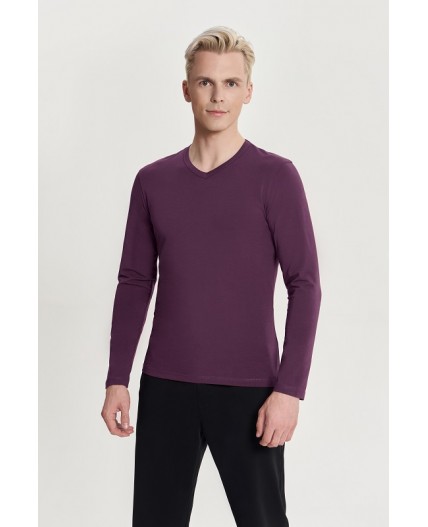 Лонгслив:муж. МОДЕЛЬ 2 Виноград