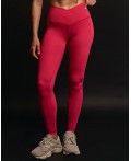 Леггинсы спортивные:жен. МОДЕЛЬ 9 Кармин