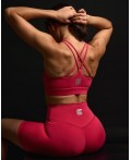 Топ спортивный:жен. МОДЕЛЬ 5 Кармин
