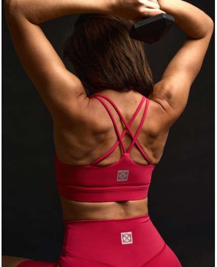 Топ спортивный:жен. МОДЕЛЬ 5 Кармин