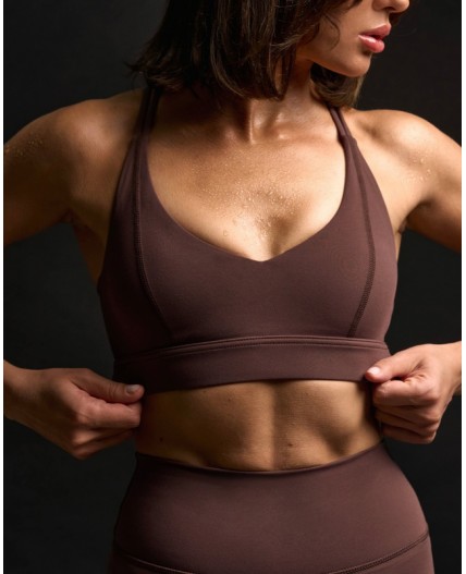 Топ спортивный:жен. МОДЕЛЬ 5 Шоколад
