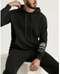 Худи:муж. МОДЕЛЬ 7 Черный
