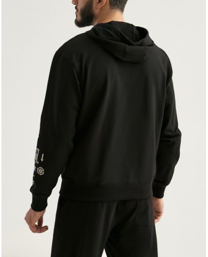 Худи:муж. МОДЕЛЬ 7 Черный
