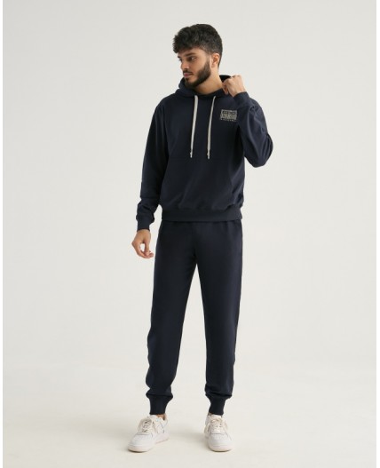 Худи:муж. МОДЕЛЬ 7 Индиго