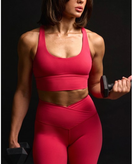 Топ спортивный:жен. МОДЕЛЬ 6 Кармин