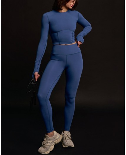 Леггинсы спортивные:жен. МОДЕЛЬ 6 Атлантика