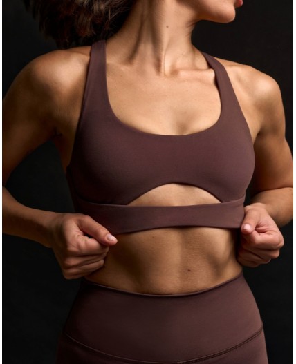 Топ спортивный:жен. МОДЕЛЬ 3 Шоколад