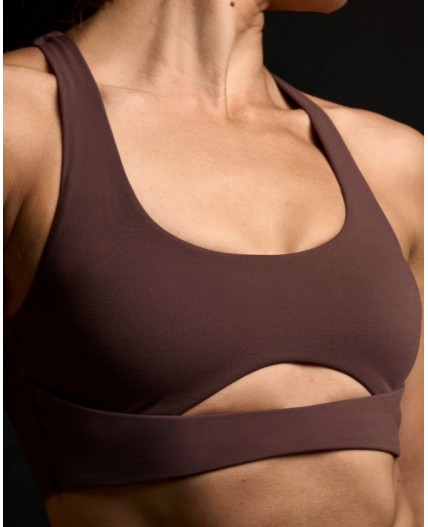 Топ спортивный:жен. МОДЕЛЬ 3 Шоколад