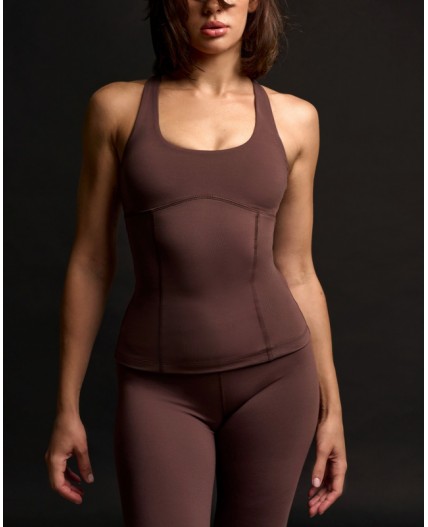 Майка спортивная:жен. МОДЕЛЬ 3 Шоколад