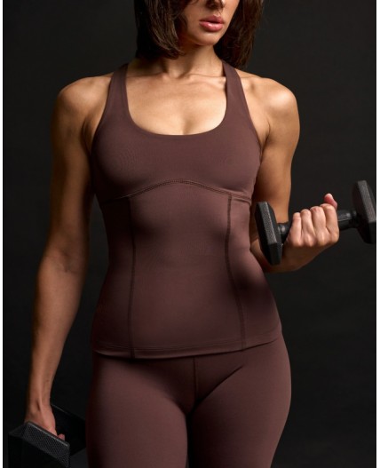 Майка спортивная:жен. МОДЕЛЬ 3 Шоколад