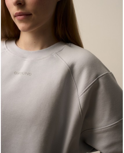 Свитшот:жен. МОДЕЛЬ 35 Серый пепел