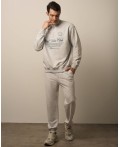 Толстовка:муж. МОДЕЛЬ 19 Серый меланж