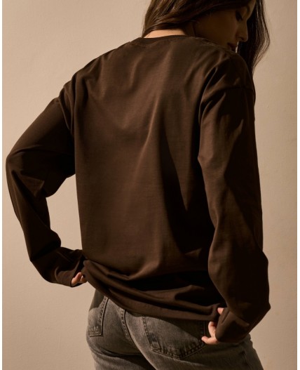Лонгслив:ув. МОДЕЛЬ 8 Шоколад