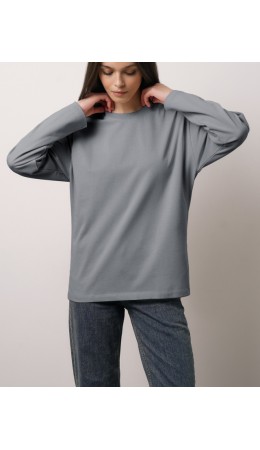 Лонгслив:ув. МОДЕЛЬ 8 Пепел
