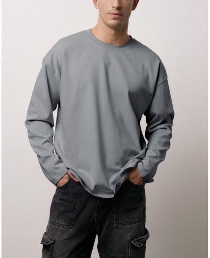 Лонгслив:ув. МОДЕЛЬ 8 Пепел