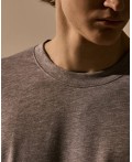 Лонгслив:ув. МОДЕЛЬ 8 Серый меланж